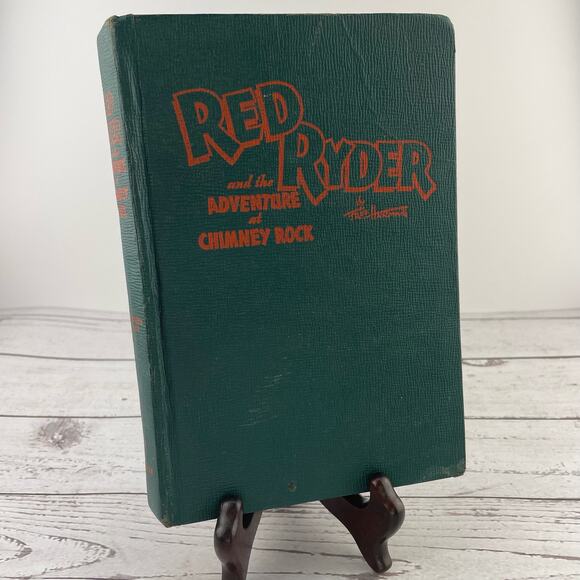 Vtg Red Ryder and the Adventure at Chimney Rock by Fred Harman, Copyright 1946 - Picture 14 of 14